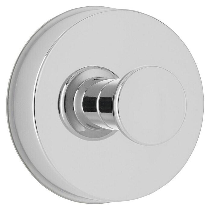 Siro Garderobenhaken (L x B x H: 50 x 50 x 30 mm, Anzahl Haken: 1 Stk., Silber) | BAUHAUS
