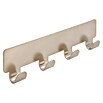 Siro Hakenleiste 2178-156ZN4KV1S (L x H: 156 x 16 mm, Anzahl Haken: 4 Stk., Vernickelt matt) | BAUHAUS