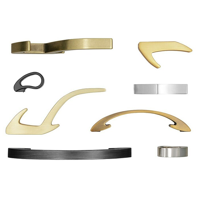 Siro Garderobenhaken 2432/ZN75 (L x B x H: 150 x 15 x 71 mm, Anzahl Haken: 1 Stk., Eisen antik, Metall) | BAUHAUS