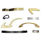 Siro Garderobenhaken 2432/ZN75 (L x B x H: 150 x 15 x 71 mm, Anzahl Haken: 1 Stk., Eisen antik, Metall) | BAUHAUS