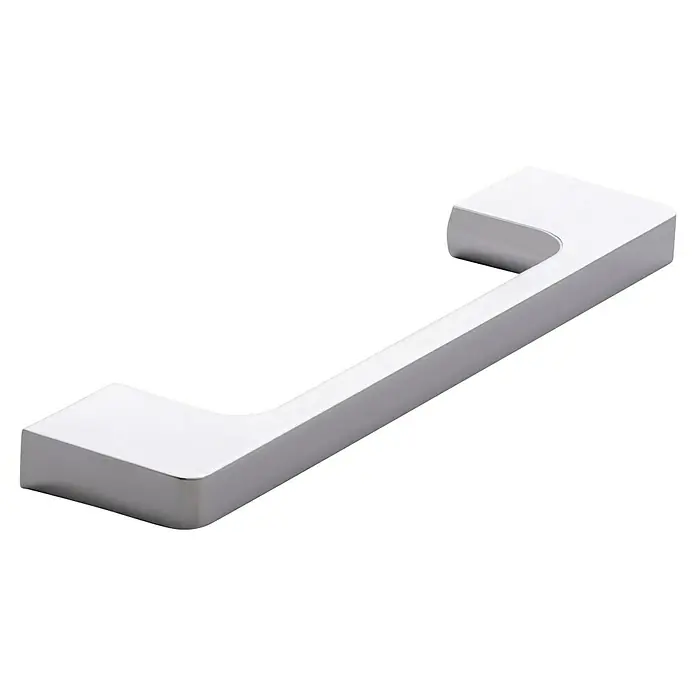 Siro Möbelgriff - Typ Möbelgriff: Bügel, Stahl, Sonstige, Silber, Länge: 140 mm - Silberner Schrankgriff mit klaren Linien und minimalistischem Design, ideal für moderne Möbel.