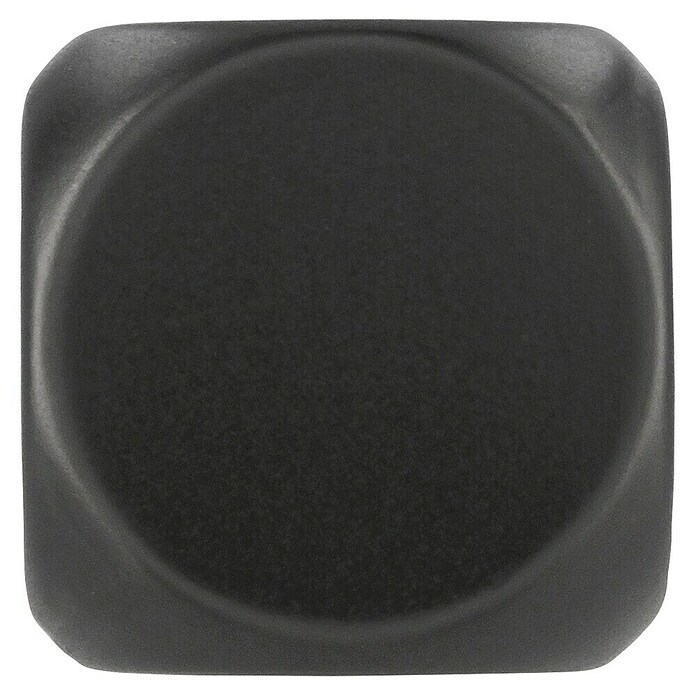 Siro Möbelknopf (Typ Möbelgriff: Knopf, L x B x H: 10 x 10 x 22 mm, Stahl, Schwarz) | BAUHAUS