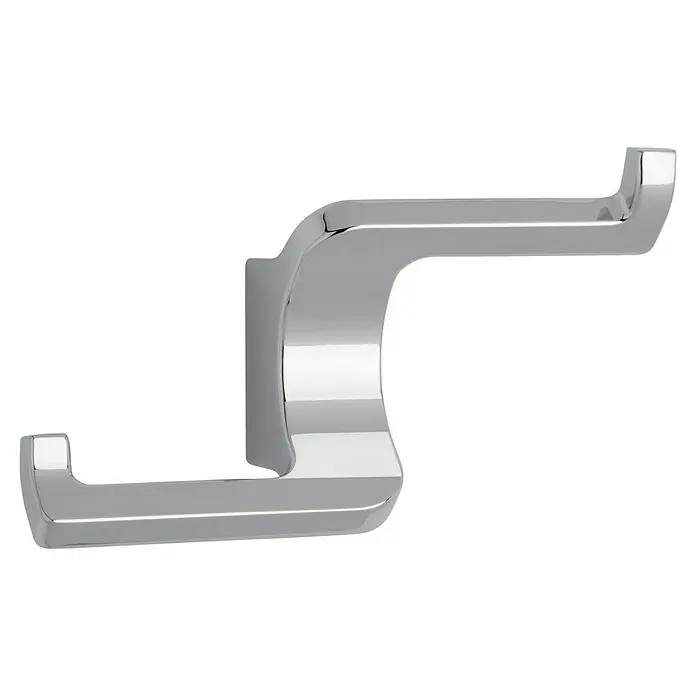 Siro Garderobenhaken 2377/ZN1 - L x B x H: 108 x 63 x 37 mm, Anzahl Haken: 1 Stk. - Dieser elegante, verchromte Toilettenpapierhalter verbindet moderne Ästhetik mit hoher Funktionalität im Badezimmer.