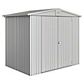 Biohort Gerätehaus Europa (Silber Metallic, 1,56 x 2,44 x 2,03 m, Stahlblech)