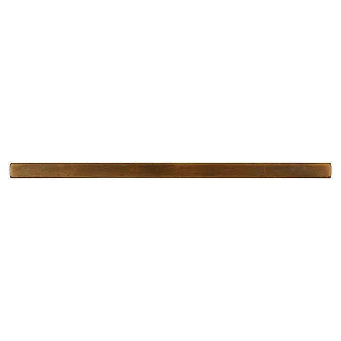 Siro Möbelgriff - Typ Möbelgriff: Bügel, L x B: 168 x 8 mm, Goldgelb, Material Möbelgriff: Sonstige - Braunes Holzbrett mit sichtbarer Maserung. Ideal für Bastelprojekte oder als rustikale Oberfläche.