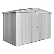 Biohort Gerätehaus Europa (Silber Metallic, 1,56 x 3,16 x 2,09 m, Stahlblech)
