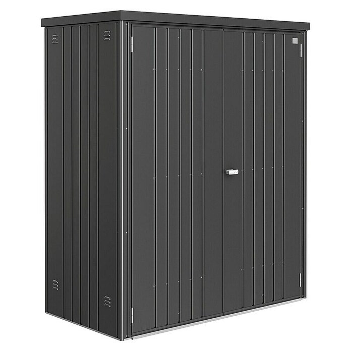 Biohort Geräteschrank (Dunkelgrau Metallic, 0,83 x 1,55 x 1,83 m)