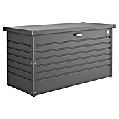 Biohort Garten-Aufbewahrungsbox FreizeitBox 130 (Dunkelgrau Metallic, 134 x 62 x 71 cm)