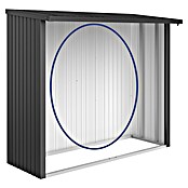 Biohort Rückwand WoodStock 230 (Dunkelgrau Metallic, 2,18 x 1,97 m)