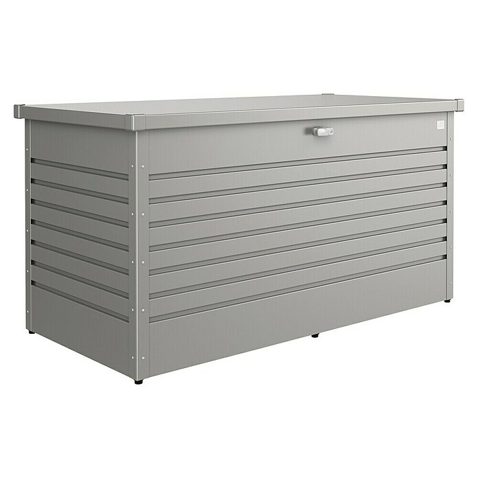 Biohort Garten-Aufbewahrungsbox FreizeitBox 160 (Quarzgrau, 160 x 79 x 83 cm, Stahlblech)