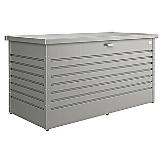 Biohort FreizeitBox Gartenbox 160 (L x B x H: 160 x 79 x 83 cm, Quarzgrau, Stahl)