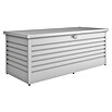 Biohort Garten-Aufbewahrungsbox FreizeitBox 180 (Silber Metallic, 181 x 79 x 71 cm, Stahlblech)