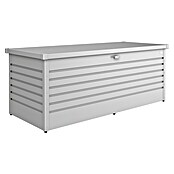 Biohort Garten-Aufbewahrungsbox FreizeitBox 180 (Silber Metallic, 181 x 79 x 71 cm, Stahlblech)