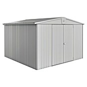Biohort Gerätehaus Europa (Silber Metallic, 3 x 3,16 x 2,09 m, Stahlblech)