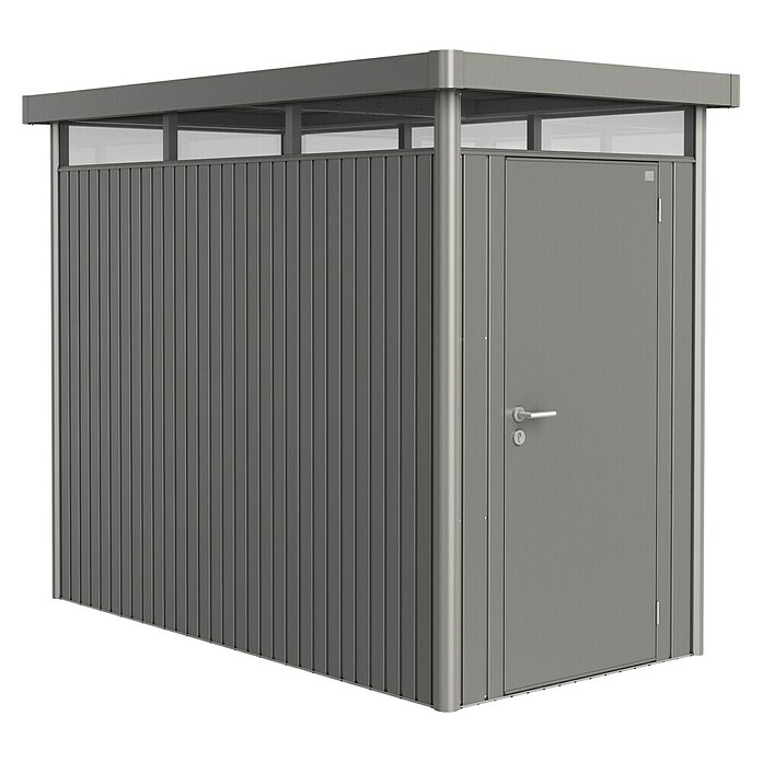 Biohort Gerätehaus (275 x 155 x 222 cm, Quarzgrau Metallic)