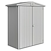 Biohort Gerätehaus Europa (Silber Metallic, 0,84 x 1,72 x 1,96 m, Stahlblech)