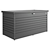 Biohort Garten-Aufbewahrungsbox FreizeitBox 160 (Dunkelgrau Metallic, 160 x 79 x 83 cm, Stahlblech)