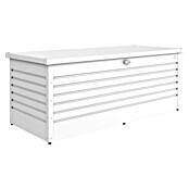 Biohort Garten-Aufbewahrungsbox FreizeitBox 180 (Weiß, 181 x 79 x 71 cm, Stahlblech)