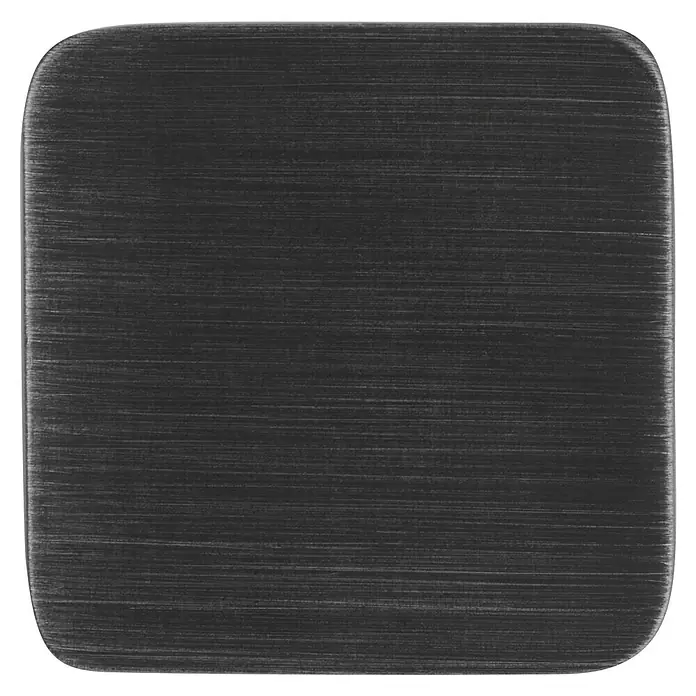 Siro Möbelknopf - Typ Möbelgriff: Knopf, Sonstige, Sonstige, Anthrazit, Länge: 33 mm - Quadratisches, gebürstetes Metallplättchen in dunklem Farbton mit abgerundeten Ecken. Perfekt für Möbel oder als dekoratives Element.