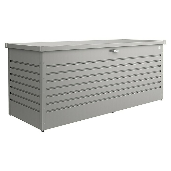 Biohort FreizeitBox Gartenbox 200 (L x B x H: 201 x 79 x 83 cm, Quarzgrau, Stahl) | BAUHAUS