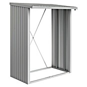 Biohort Kaminholzregal WoodStock (Silber Metallic, 1,02 x 1,57 x 1,99 m, Stahlblech)
