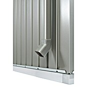 Biohort HighLine Regenfallrohr-Set (Passend für: Biohort Gerätehaus HighLine, Quarzgrau Metallic, 205,5 cm)