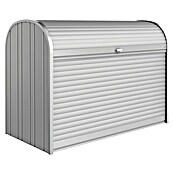 Biohort Garten-Aufbewahrungsbox StoreMax 190 (Silber Metallic, 190 x 97 x 136 cm, Stahlblech)
