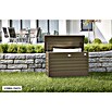Biohort FreizeitBox Gartenbox 200 (L x B x H: 79 x 201 x 83 cm, Stahl, Bronze-Metallic) | BAUHAUS