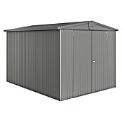 Biohort Gerätehaus Europa (Quarzgrau, 3 x 2,44 x 2,03 m, Stahlblech)