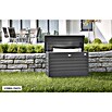Biohort FreizeitBox Gartenbox 200 (L x B x H: 201 x 79 x 83 cm, Dunkelgrau Metallic, Stahl) | BAUHAUS