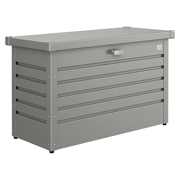 Biohort Garten-Aufbewahrungsbox FreizeitBox 100 (Quarzgrau, 101 x 46 x 61 cm, Stahlblech)