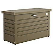 Biohort Garten-Aufbewahrungsbox FreizeitBox 100 (Bronze-Metallic, 101 x 46 x 61 cm, Stahlblech)