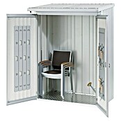 Biohort Kaminholzregal WoodStock (Silber Metallic, 1,02 x 1,57 x 1,99 m, Stahlblech)