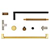 Siro Möbelgriff (Typ Möbelgriff: Bügel, Sonstige, Sonstige, Goldgelb, Länge: 142 mm) | BAUHAUS