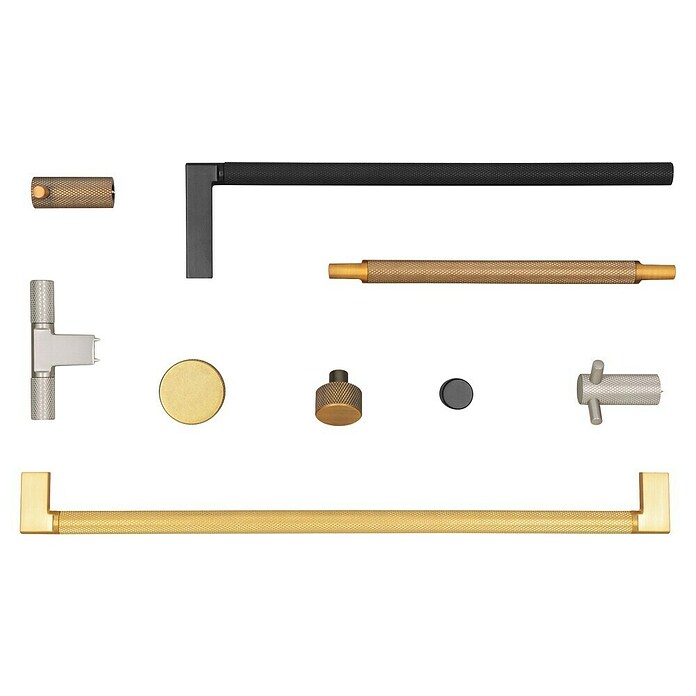 Siro Möbelgriff (Typ Möbelgriff: Bügel, Sonstige, Sonstige, Goldgelb, Länge: 142 mm) | BAUHAUS