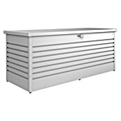 Biohort FreizeitBox Gartenbox 200 (L x B x H: 79 x 201 x 83 cm, Stahl, Silber Metallic) | BAUHAUS