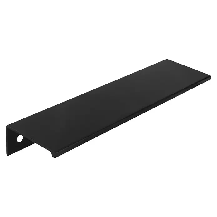 Siro Möbelgriff - Typ Möbelgriff: Bügel, Aluminium, Sonstige, Schwarz, Länge: 145 mm - Schwarzer, moderner Schubladengriff aus Metall, ideal für Küche oder Möbel. Elegantes Design, das sich gut in jedes Interieur einfügt.