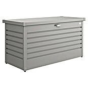 Biohort Garten-Aufbewahrungsbox FreizeitBox 130 (Quarzgrau, 134 x 62 x 71 cm, Stahlblech)