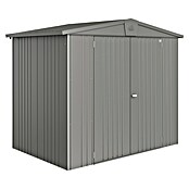 Biohort Gerätehaus Europa (Quarzgrau, 1,56 x 2,44 x 2,03 m, Stahlblech)