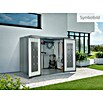 Biohort Geräteschrank (Quarzgrau, 0,83 x 1,55 x 1,83 m)