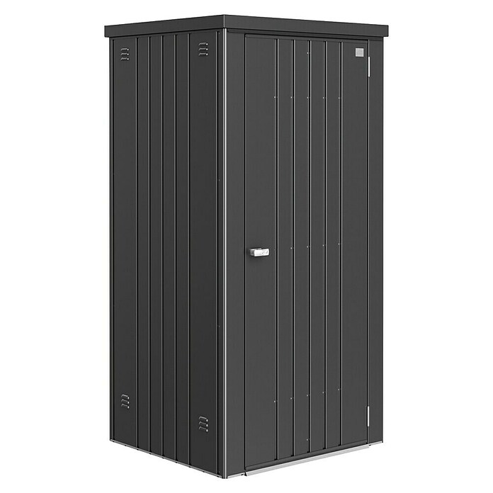 Biohort Geräteschrank Gr. 90 (0,83 x 0,93 x 1,82 m, Dunkelgrau Metallic)