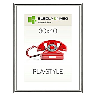 Plastični okvir Pla-Style (30 x 40 cm, Srebrna)