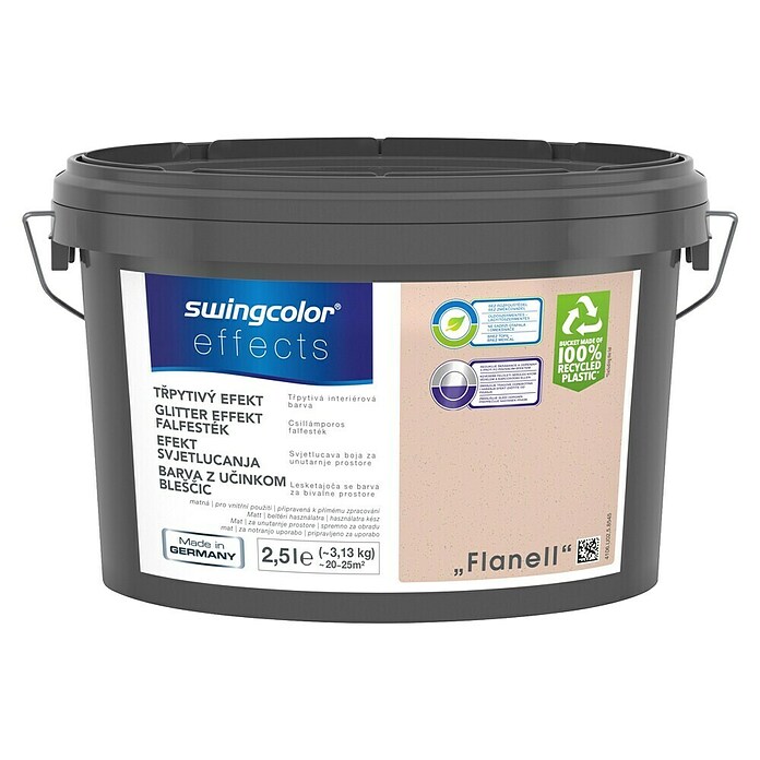 swingcolor Boja s efektom Glitter  (Flanell, 2,5 l) | BAUHAUS
