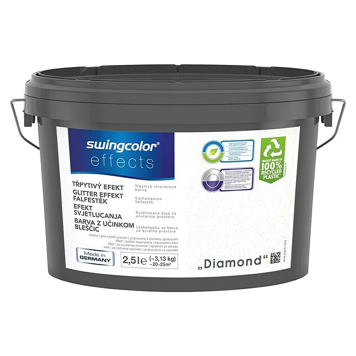 swingcolor Efekt barva Diamond  (2,5 l) | 5903 - Crea  Effektfarben | HADG - Crea Beschichtungen | HAD - Farben | HA - Farben | H - Innendeko/Farben | BAUHAUS