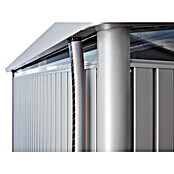 Biohort Gerätehaus Panorama (Silber Metallic, 1,58 x 2,73 m, Doppeltür)