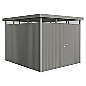 Biohort Gerätehaus HighLine H5 ST (Quarzgrau Metallic, 3,15 x 2,75 m, Einzeltür)
