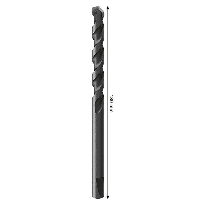 Bosch Professional Zentrierbohrer - Länge: 130 mm, Durchmesser Bohrer: 8 mm - Abbildung eines 130 mm langen Steinbohrers, ideal für präzise Bohrungen in Mauerwerk und Beton. Hochwertige Verarbeitung für lange Lebensdauer.