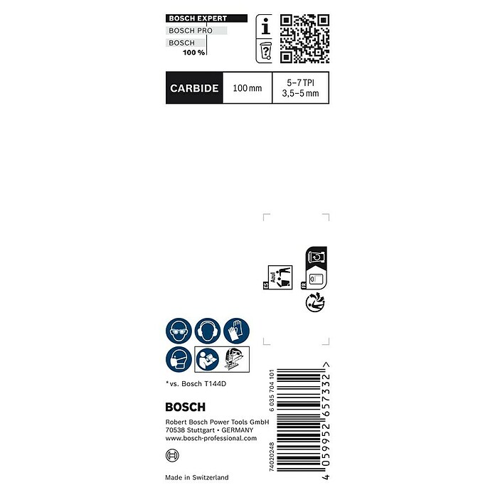 Bosch Expert Stichsägeblätter T144DHM (MDF, 2 -tlg., T-Schaft) | BAUHAUS
