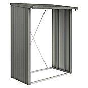 Biohort Kaminholzregal WoodStock (Quarzgrau Metallic, 1,02 x 1,57 x 1,99 m, Stahlblech)