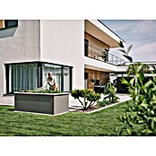 Biohort Hochbeet (102 x 201 cm, Stahlblech, Quarzgrau Metallic)